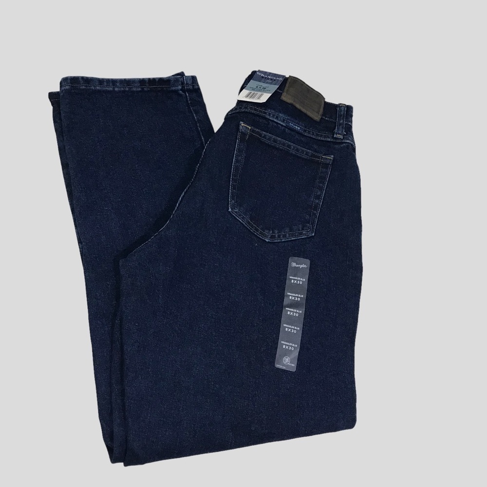 NEW Wrangler Blues Women's Size 8x30 Relaxed Fit Denim Jeans WB101AD NWT